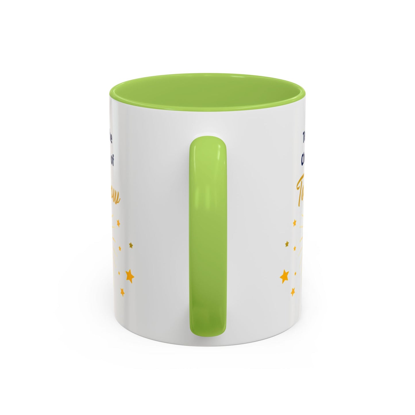 Teaching the Champions of Tomorrow Accent Coffee Mug – Teacher Appreciation 11/15oz