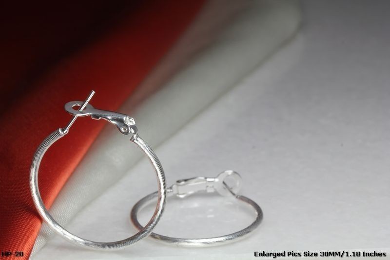 BRAND NEW LIGHT WEIGHT ROPE STYLE 30MM STERLING SILVER 925 NEW HOOP EARRINGS