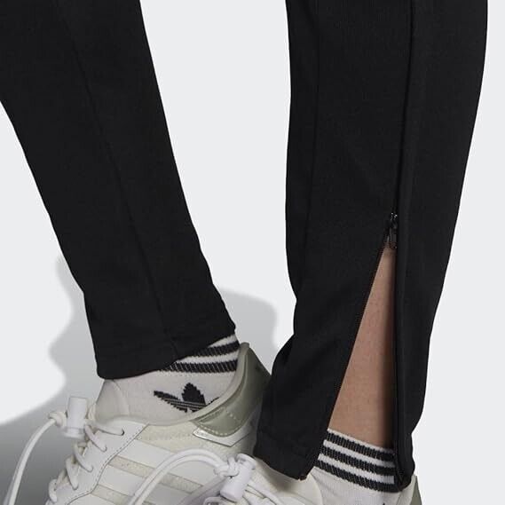 adidas Women's Tiro 21 Track Pants, Black/Dark Grey Heather, Small