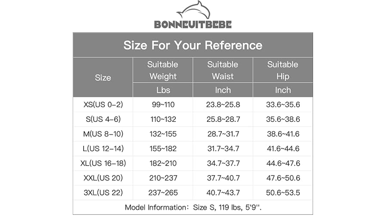 Bonneuitbebe Women's Bikini Bottoms Full Coverage Swim Bottoms Mid Waisted, XXL