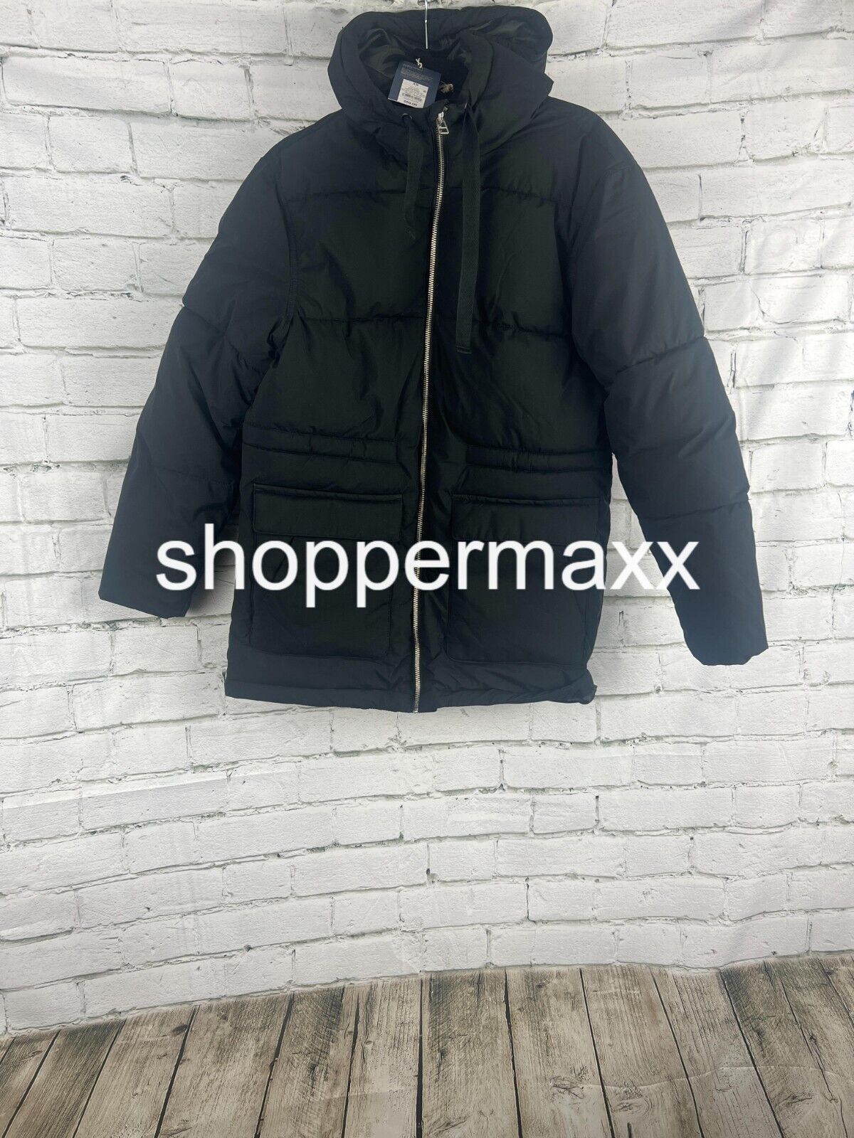 Women's Puffer Jacket - Universal Thread, Black, Size X-Small