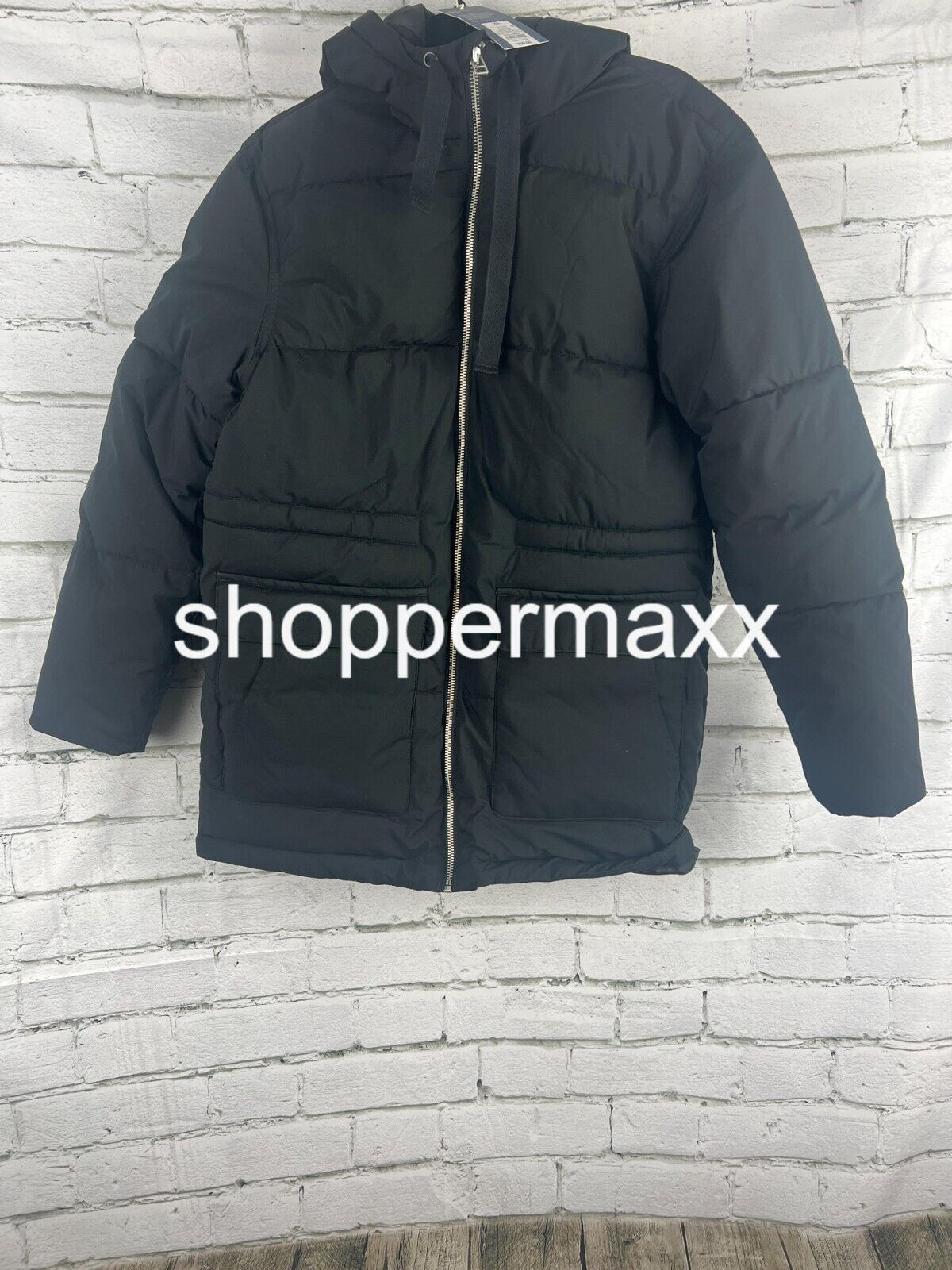 Women's Puffer Jacket - Universal Thread, Black, Size X-Small