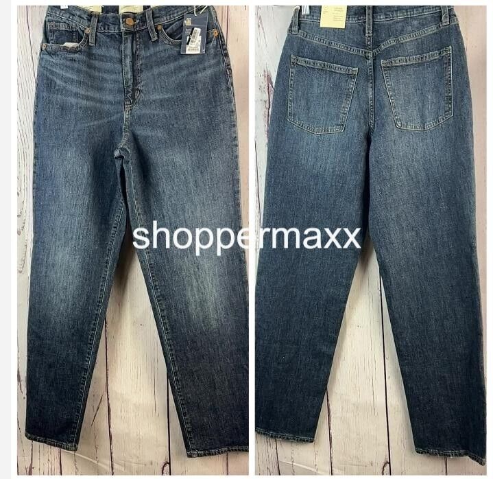 Women's High-Rise Vintage Straight Jeans - Universal Thread, Dark Blue, Size- 4