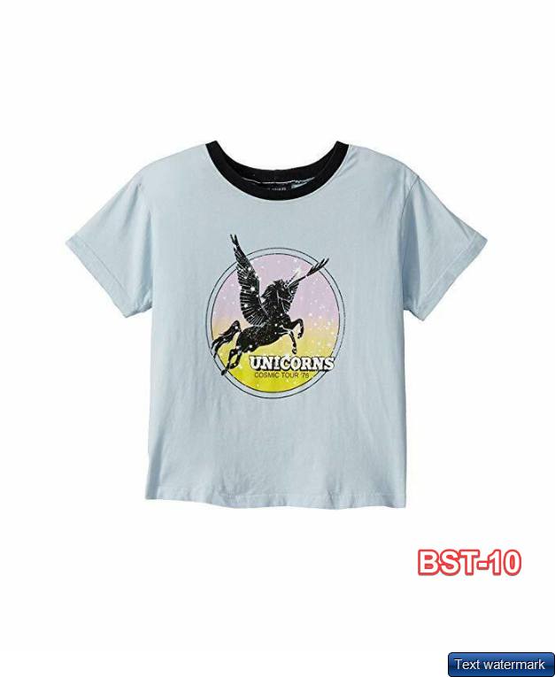 Tiny Whales Unicorns Shirt - Toddlers/Little Girls Size 4 - Blue NEW