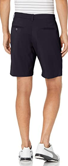 Callaway Men's Opti-Stretch Solid Short with Active Waistband, Night Sky, 32