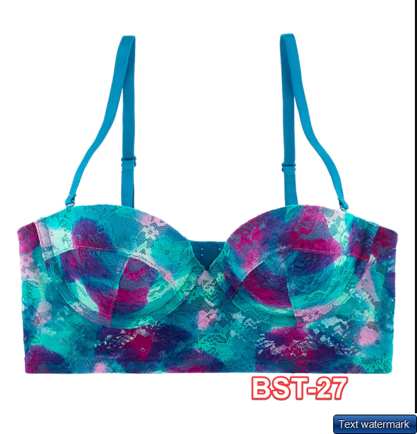 Undies.com Women's Luxey Girl Long Line Multi-Way Convertible Lace Bra,34D