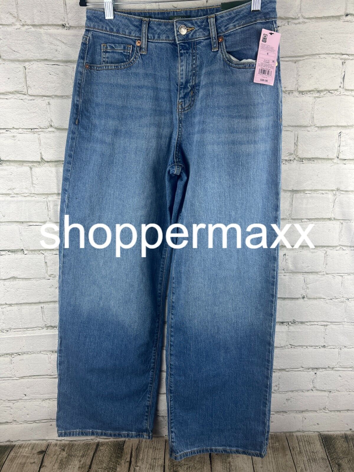 Women's High-Rise Wide Leg Jeans - Universal Thread, Medium Wash, 10 Long