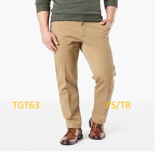 Dockers Men's Straight Fit Smart 360 Flex Workday Chino Pants - British Khaki