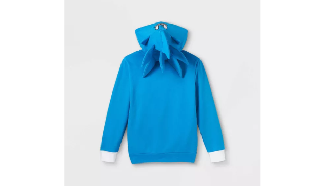 Boys' Sonic the Hedgehog, Zip-Up Hoodie - Blue, XS