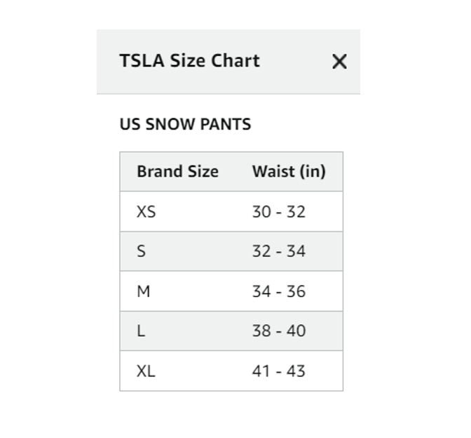 TSLA Women Winter Snow Waterproof Insulated Ski Pants Ripstop Snowboard Pant YXL