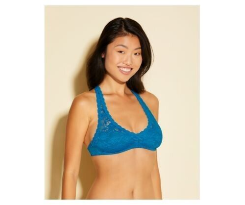 Cosabella Women's Say Never Racie Racerback Bralette , Udaipur Blue , Small ,