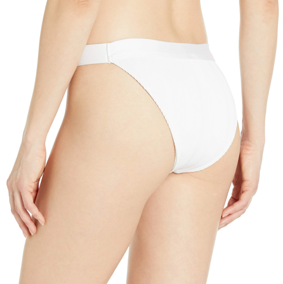 VYB Beached Banded Bikini Bottom White Small
