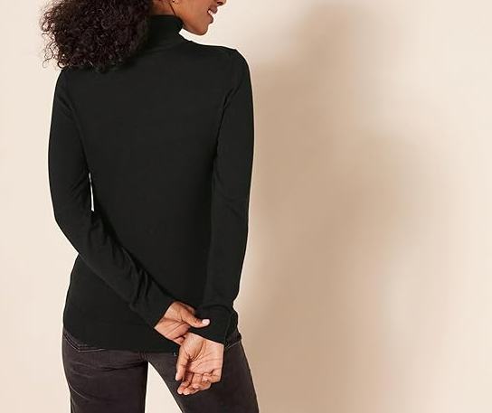 Amazon Essentials Women's Classic-Fit Lightweight Long-Sleeve Turtleneck Sweater