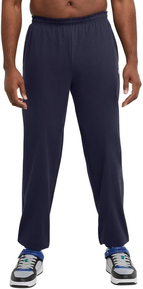 Champion Men Pants Everyday Cotton Lightweight Lounge, Knit For Pajama Bottom, M