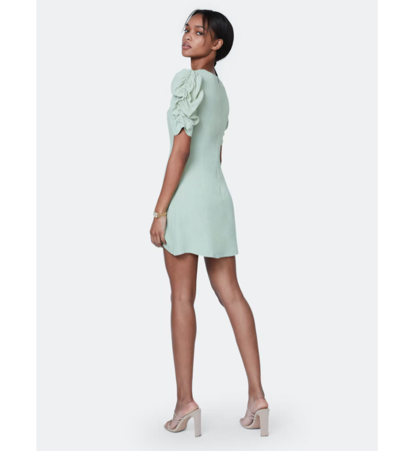 Billie the Label Helena Mini Dress Sage Size 4 Billie the Label Women's Dress 4