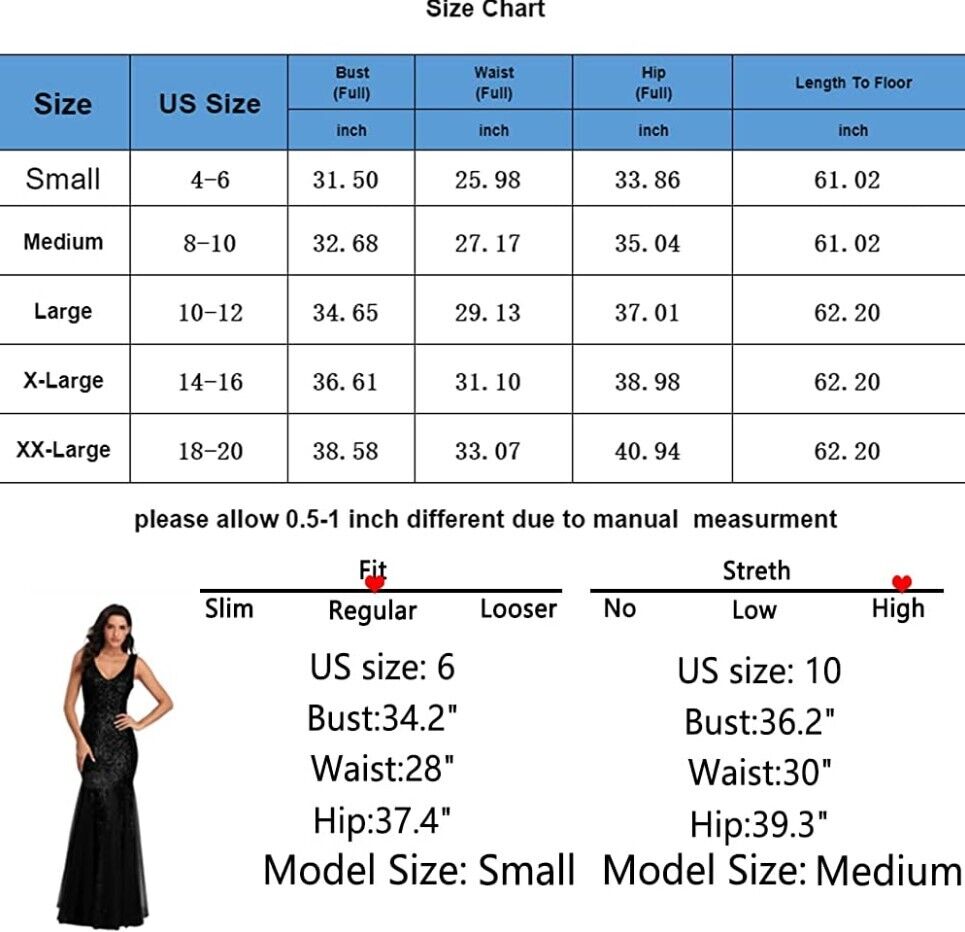 A ARFAR Women Sequin Dress Tulle Party Dress for Women Sexy V-Neck Formal Dress