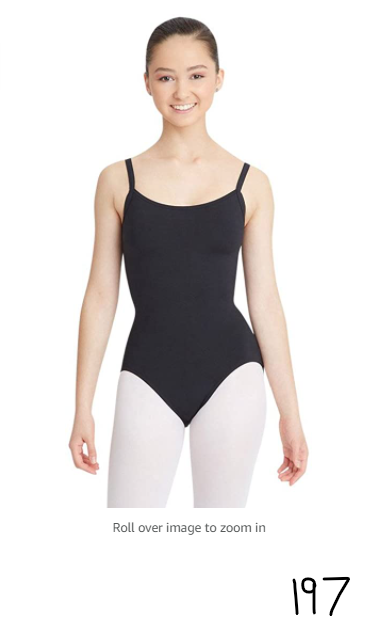 Capezio Women's Meryl Collection Camisole Leotard with Bratek XS