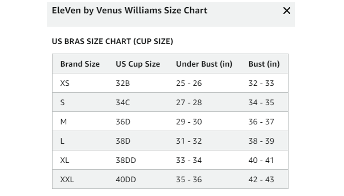 EleVen by Venus Williams Women's Kudos Sports Bra, Lemon, XX-Large