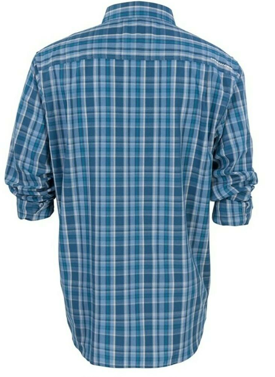 Commander Life Men's Plaid Woven Long Sleeve Button Front Shirt Size XL