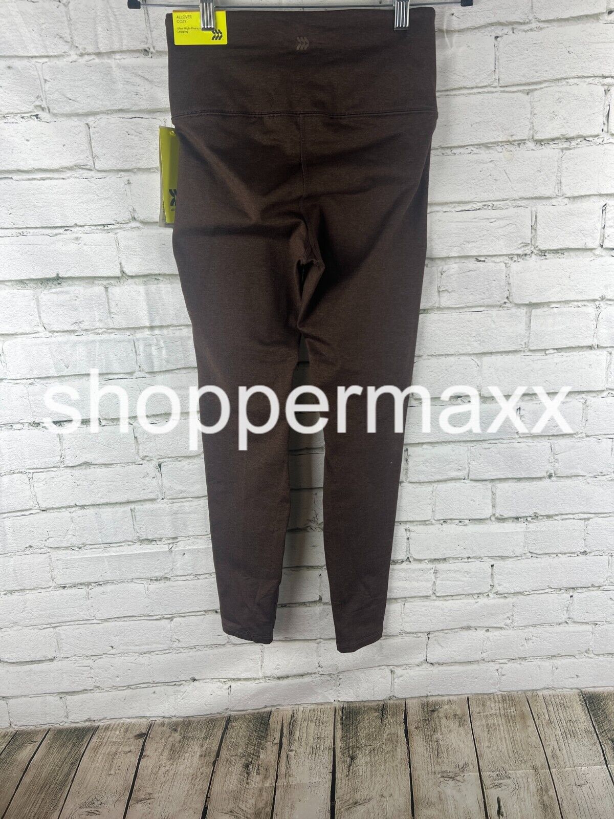 Women's Allover Cozy Ultra High-Rise Leggings - All In Motion, Espresso, Small