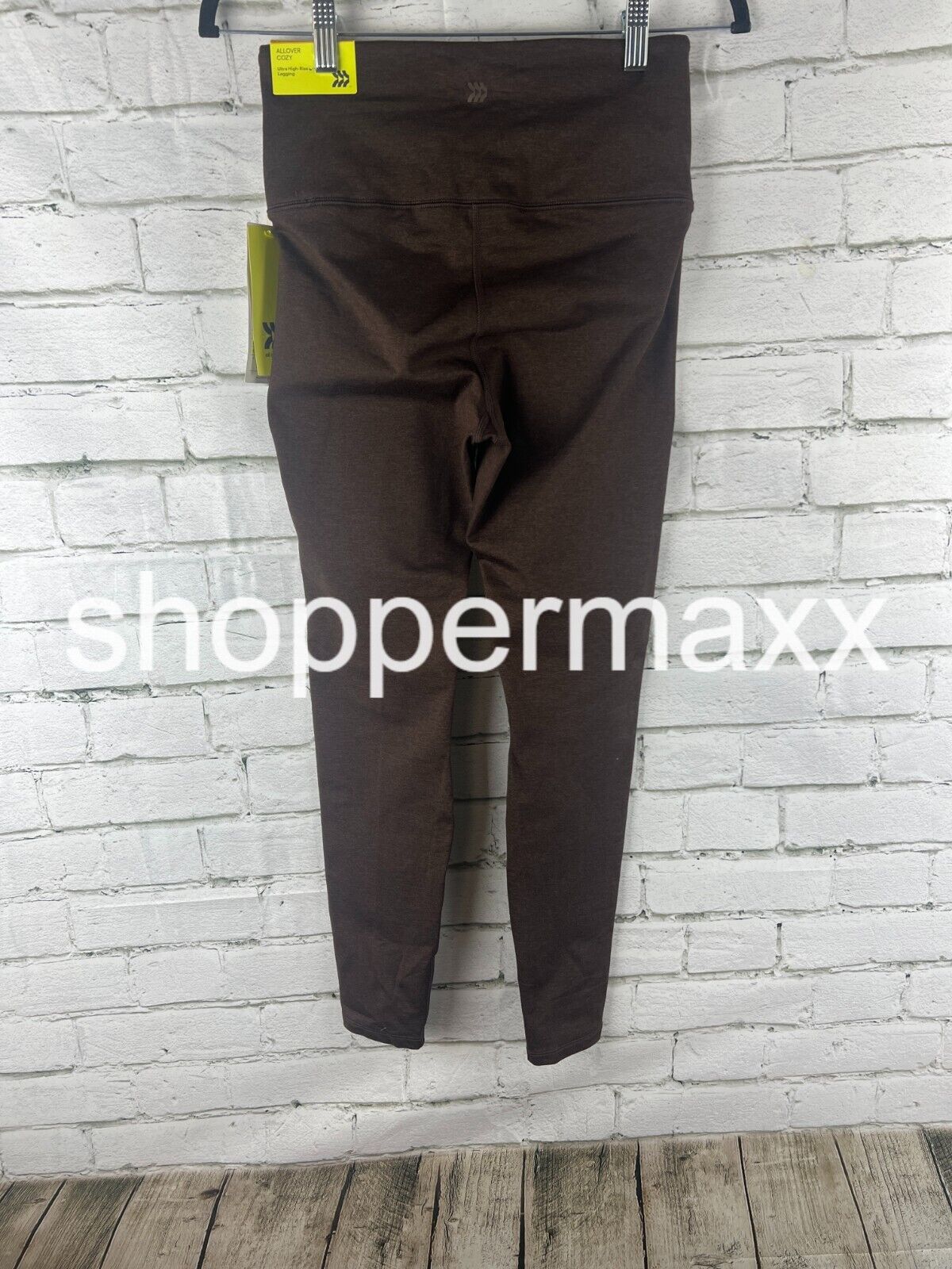 Women's Allover Cozy Ultra High-Rise Leggings - All In Motion, Espresso, Small