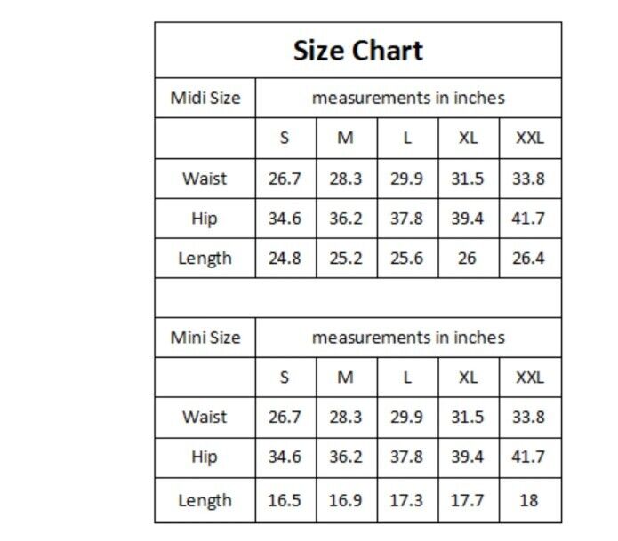 Urban CoCo Women's Elastic Waist Stretch Bodycon Midi Pencil Skirt Black XL