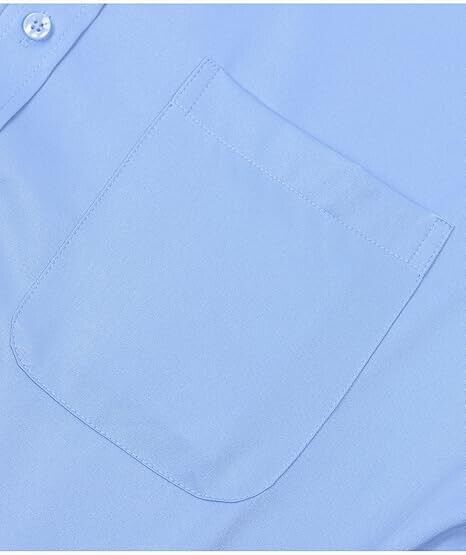 Alimens & Gentle Men's Dress Shirts Long Sleeve Wrinkle-Free Stretch Shirts, XL