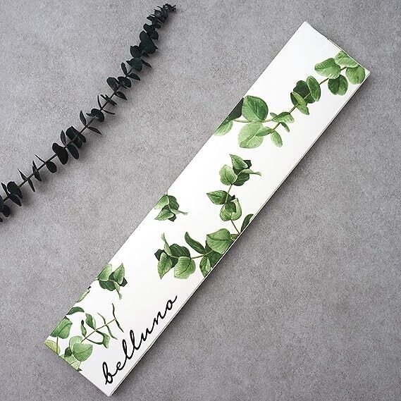 BELLUNO Floral Skinny Tie for Men, Slim Flower Tie for Wedding, Activities, Gift