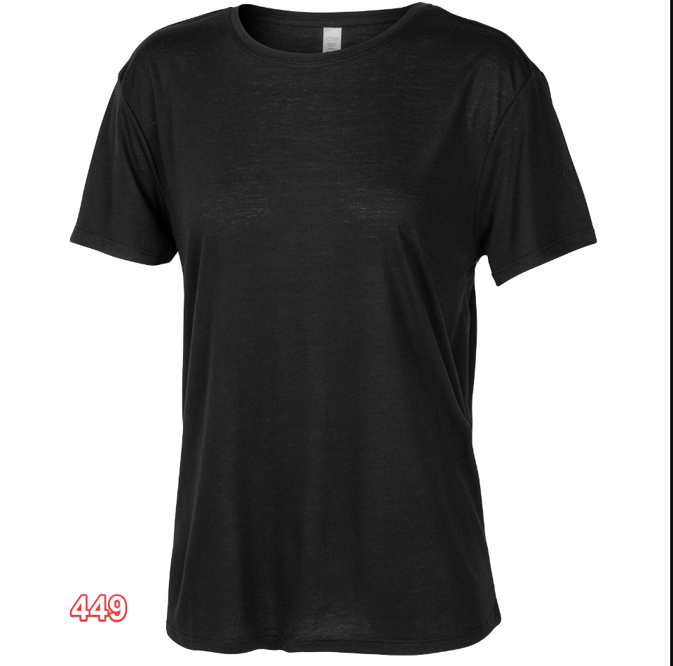 Activ8 Women's Recharge T-Shirt Black Medium