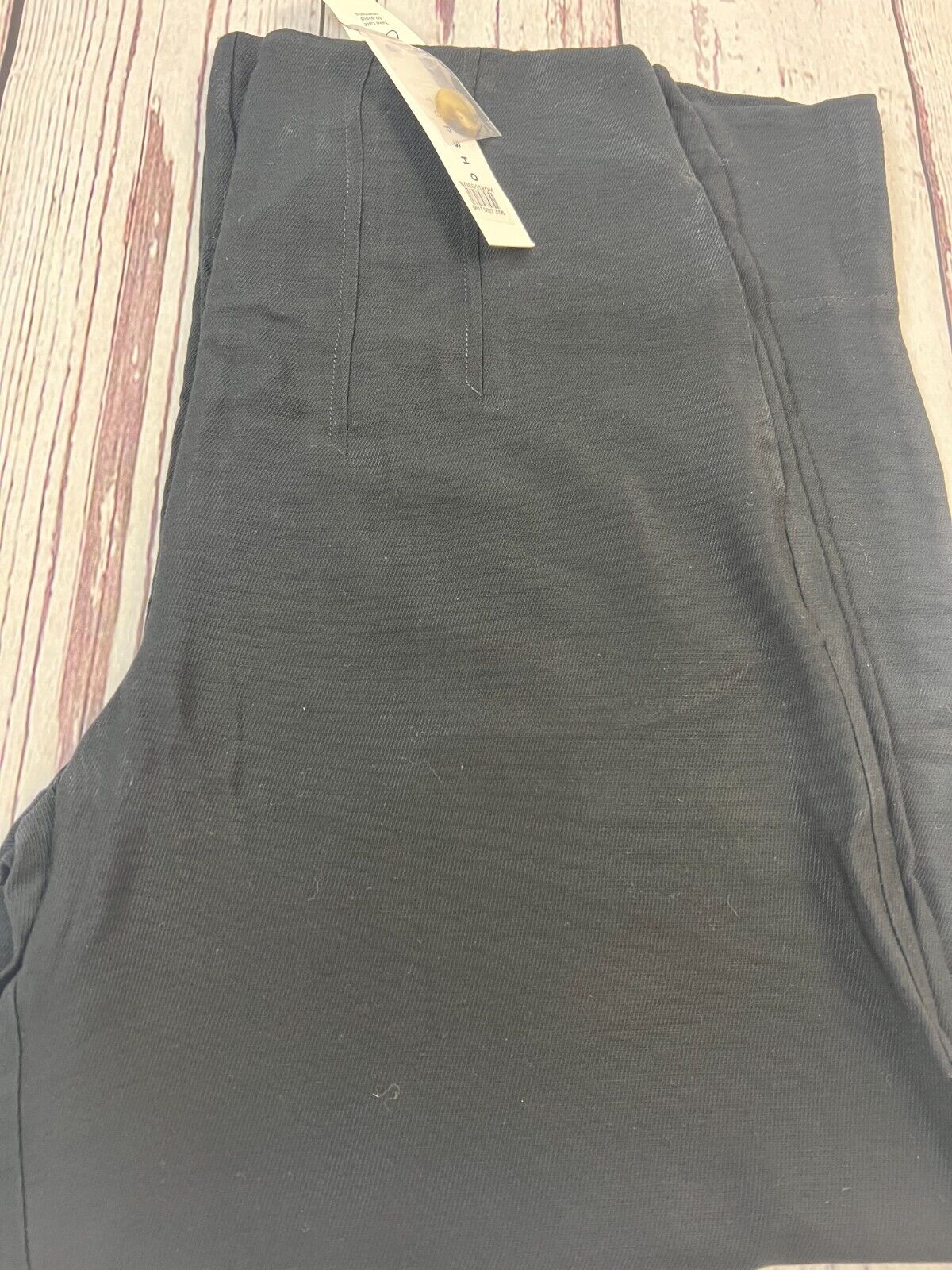 TOPSHOP WIDE LEG Black TROUSERS Size 6 MSRP $55
