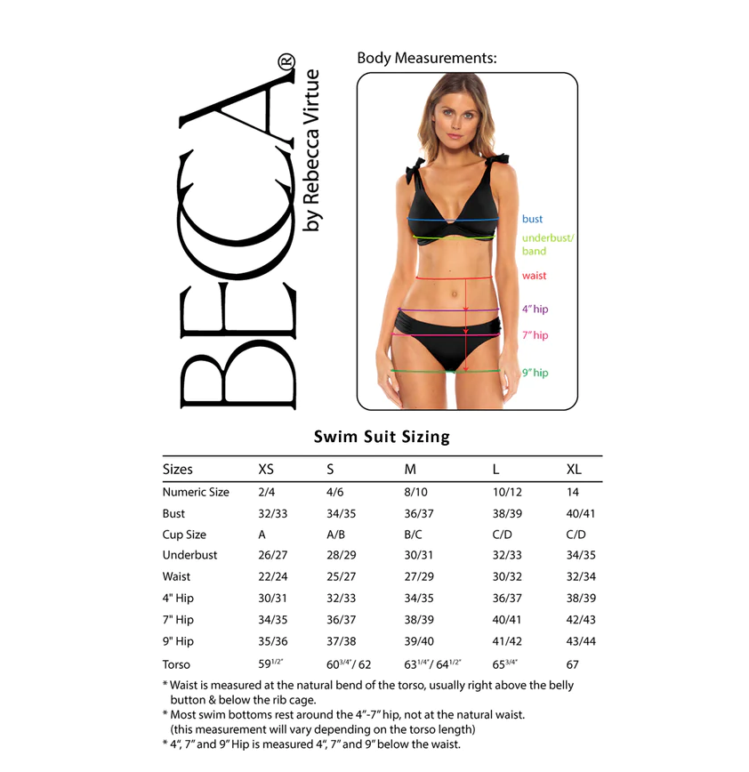 BECCA Women's Standard Color Play Crochet One Piece Swimsuit, High Neck, Black S