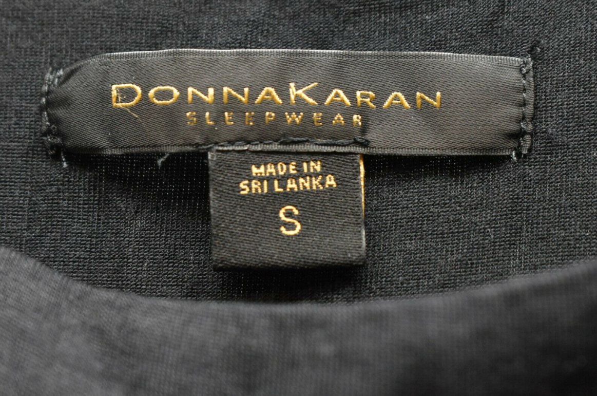 Donna Karan Sleepwear New Classic Top, Women's Size S, Black NEW