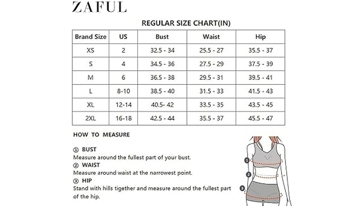 ZAFUL Women's Bikini Set Two Piece Swimsuits High Waisted Cut Out Tie Front, M