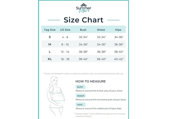 Summer Mae Maternity Swimsuit V-Neck 1 Piece Swimsuit Ruffled Lace Up Monokini,M