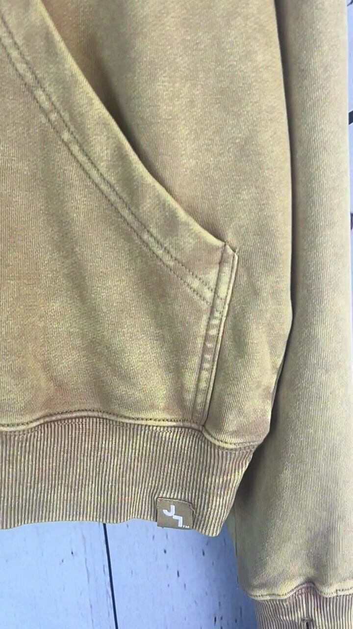 Women's 1/2 Zip Fleece Pullover Sweat - JoyLab, Beige, Size Small