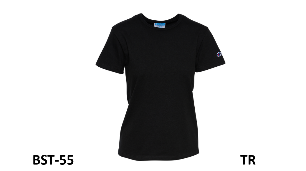 Champion Women's The Heritage Tee, Black-586712, Small