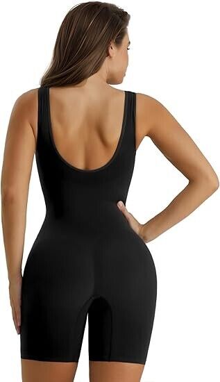 SHAPERX Women Shapewear Tummy Control Seamless Sculpting Body Shaper Black L-3XL