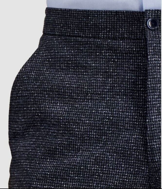 $120 Tommy Hilfiger Mens Blue Modern-Fit Suit Trousers Dress Pants Size 40W 32L