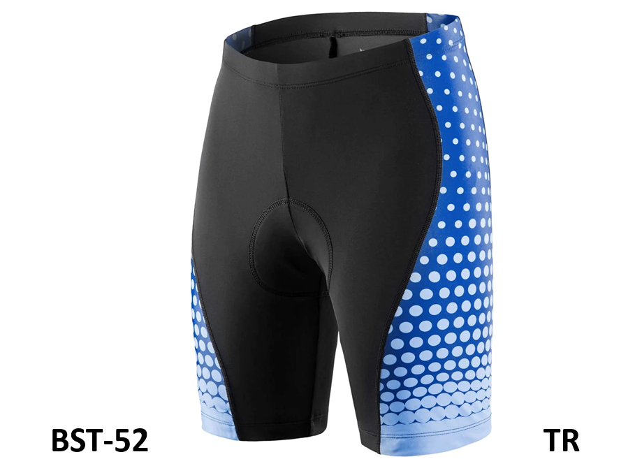 beroy Womens Cycling Shorts with Padded, Ladies Bike Shorts (XL, Blue)
