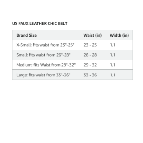 Earnda 2 Pack Brown Belt Women's Waist Belt for Jeans, Black & Brown, Size Large