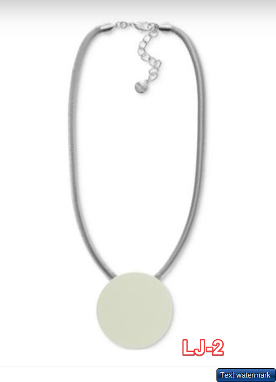 Alfani Silver-Tone Color Disc Snake Chain Pendant Necklace, 17" + 2" Extender