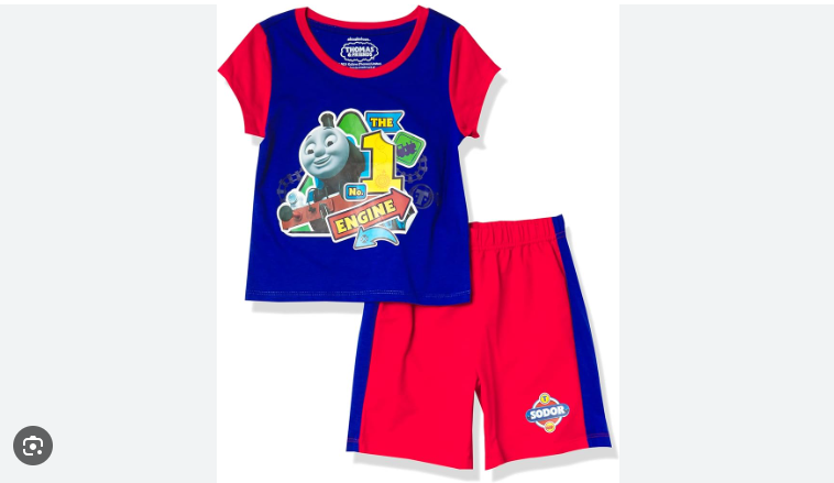 Thomas & Friends T-Shirt and Shorts Set, Red and Blue, Size 18M