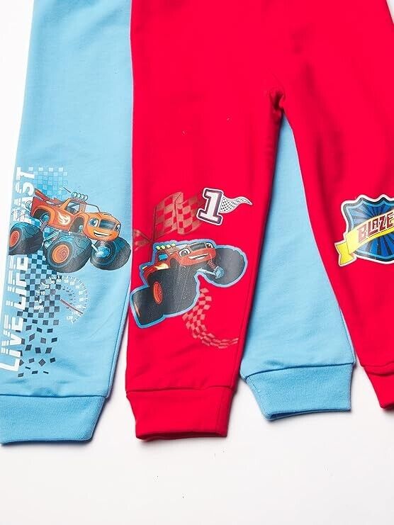 Blaze and the Monster Machines Toddler Boys' 2-Pack Jogger Pants 4T