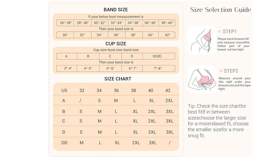Xcutting Deep V Bras for Women No Underwire Scalloped Bras for Women, Small