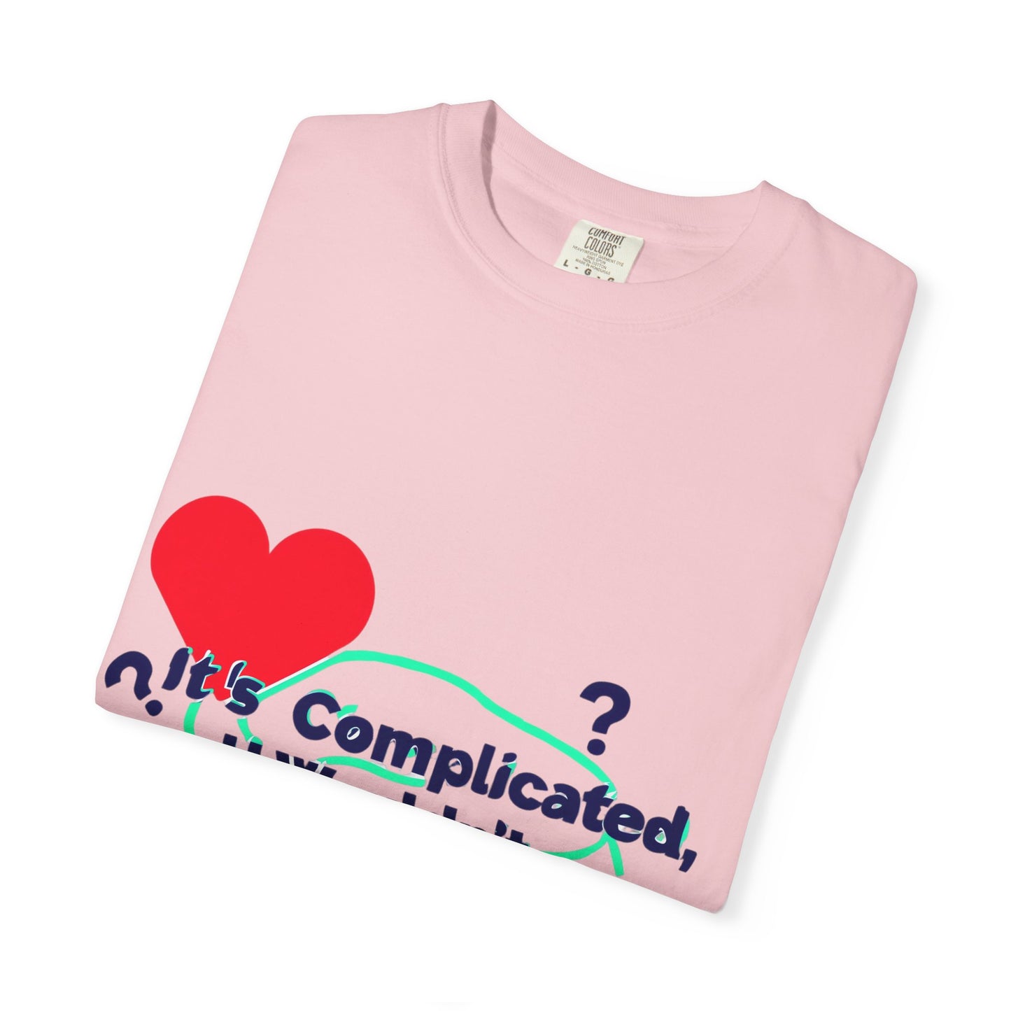 Emotion vs Logic T‑Shirt — “It’s Complicated, U Wouldn’t Understand” Heart & Brain Graphic Tee