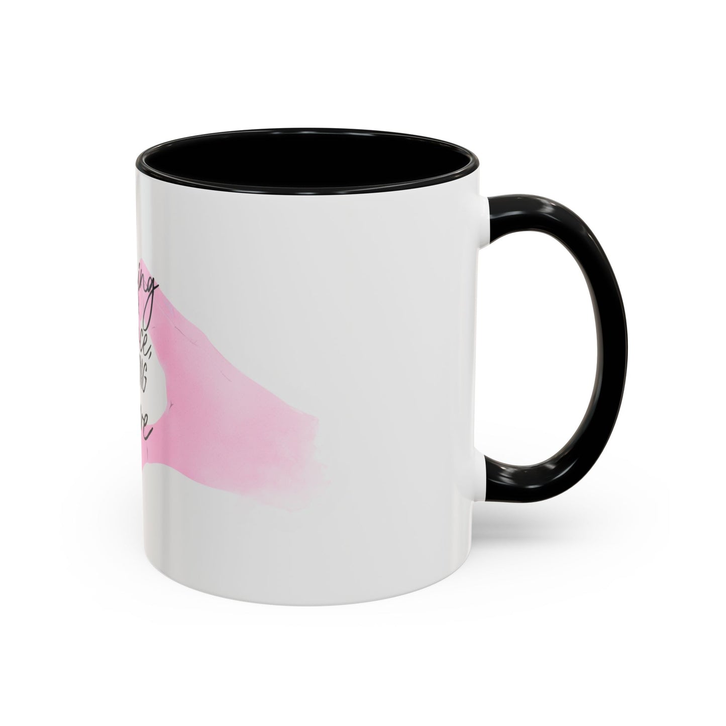 Teaching With Patience, Leading With Love Accent Coffee Mug