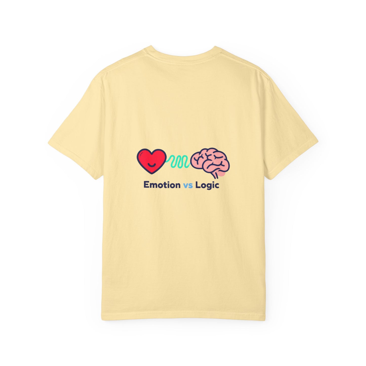 Emotion vs Logic T‑Shirt — “It’s Complicated, U Wouldn’t Understand” Heart & Brain Graphic Tee