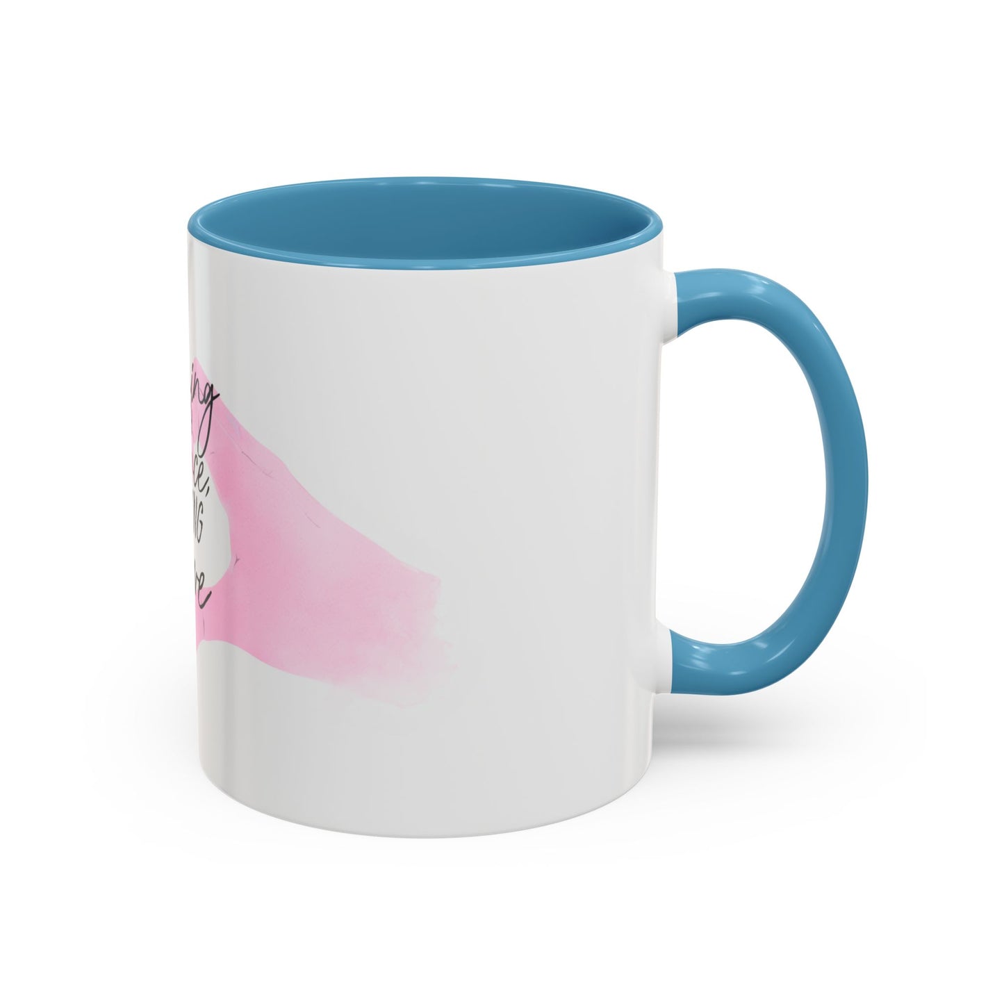 Teaching With Patience, Leading With Love Accent Coffee Mug