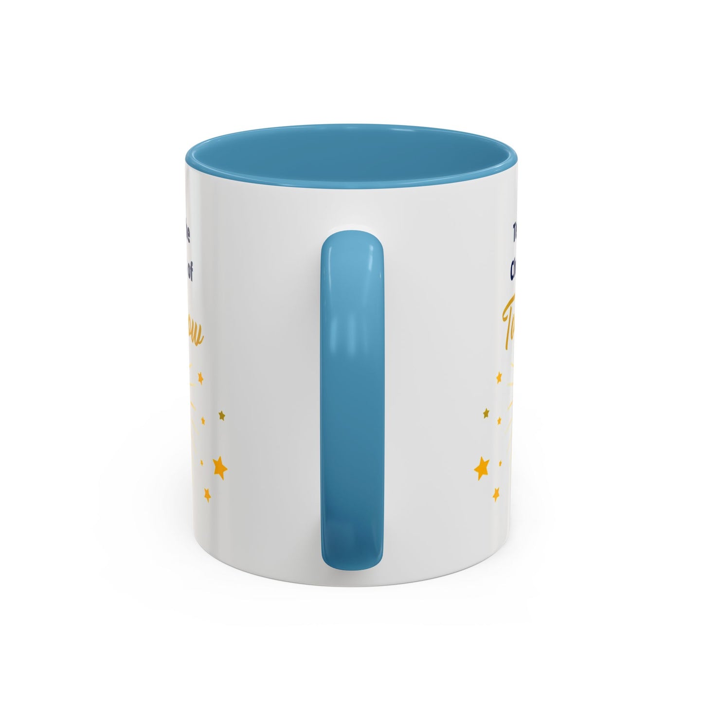 Teaching the Champions of Tomorrow Accent Coffee Mug – Teacher Appreciation 11/15oz