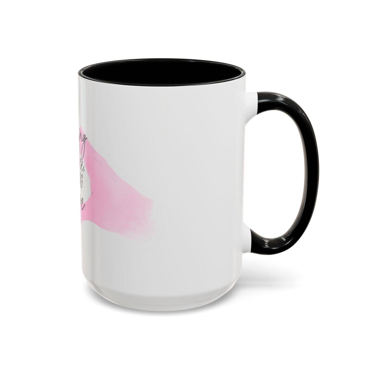 Teaching With Patience, Leading With Love Accent Coffee Mug